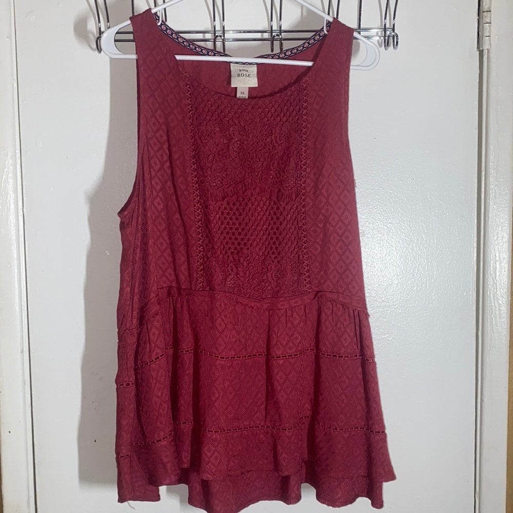 Knox rose tank top